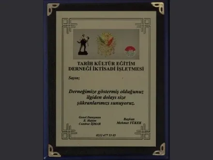 Medmar ödül ve sertifika belgesi